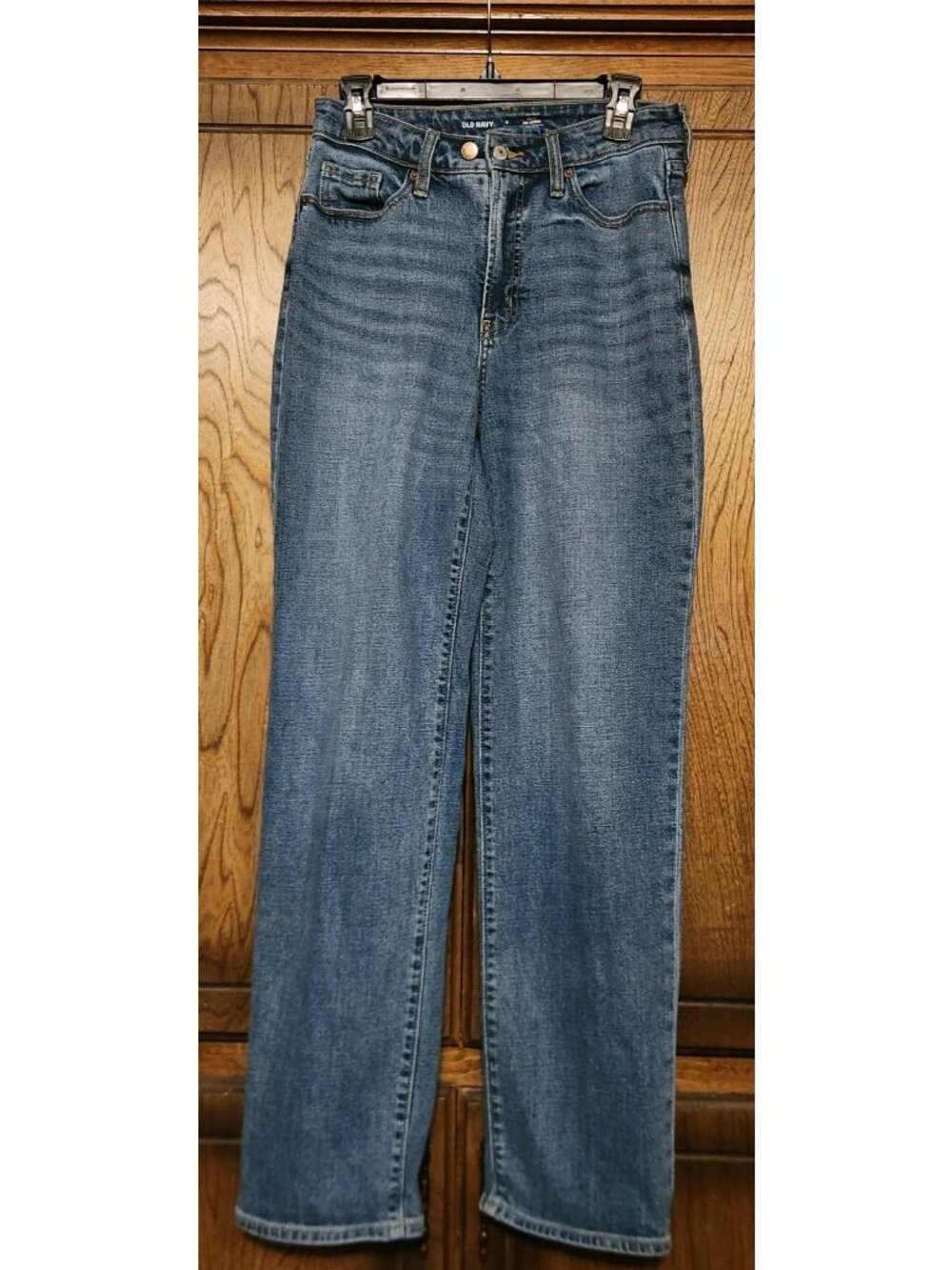 Old Navy Womens High-Rise OG Loose Tall Jeans Size 4 Medium Wash Denim